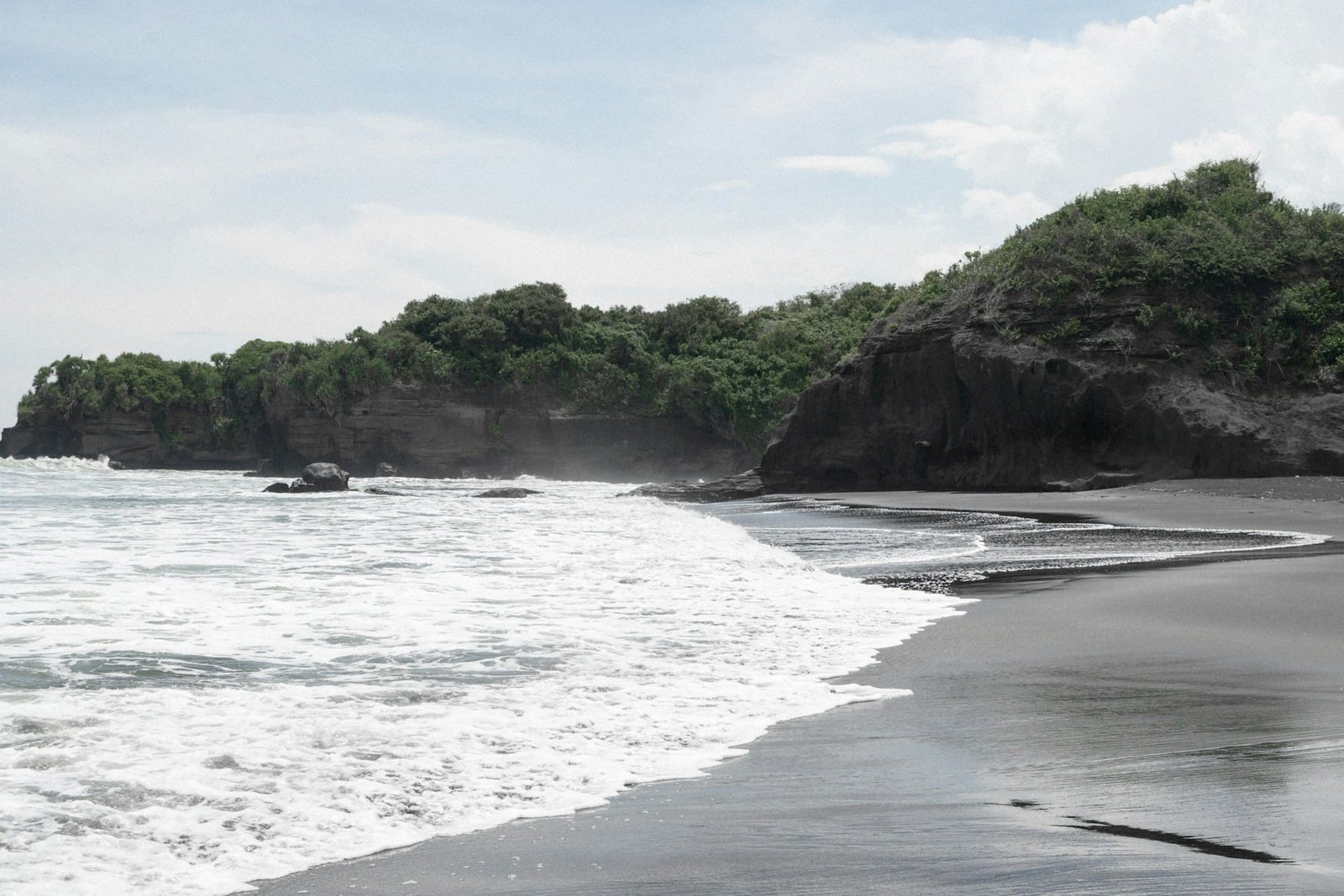 Medewi Black Beach